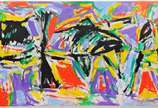 David Largman (1928-2005),  - AcrÍlica s/ tela <br>Ass. inf. direito e verso<br>Localizado Brasil, Rio de Janeiro <br>Datado, Agosto 03