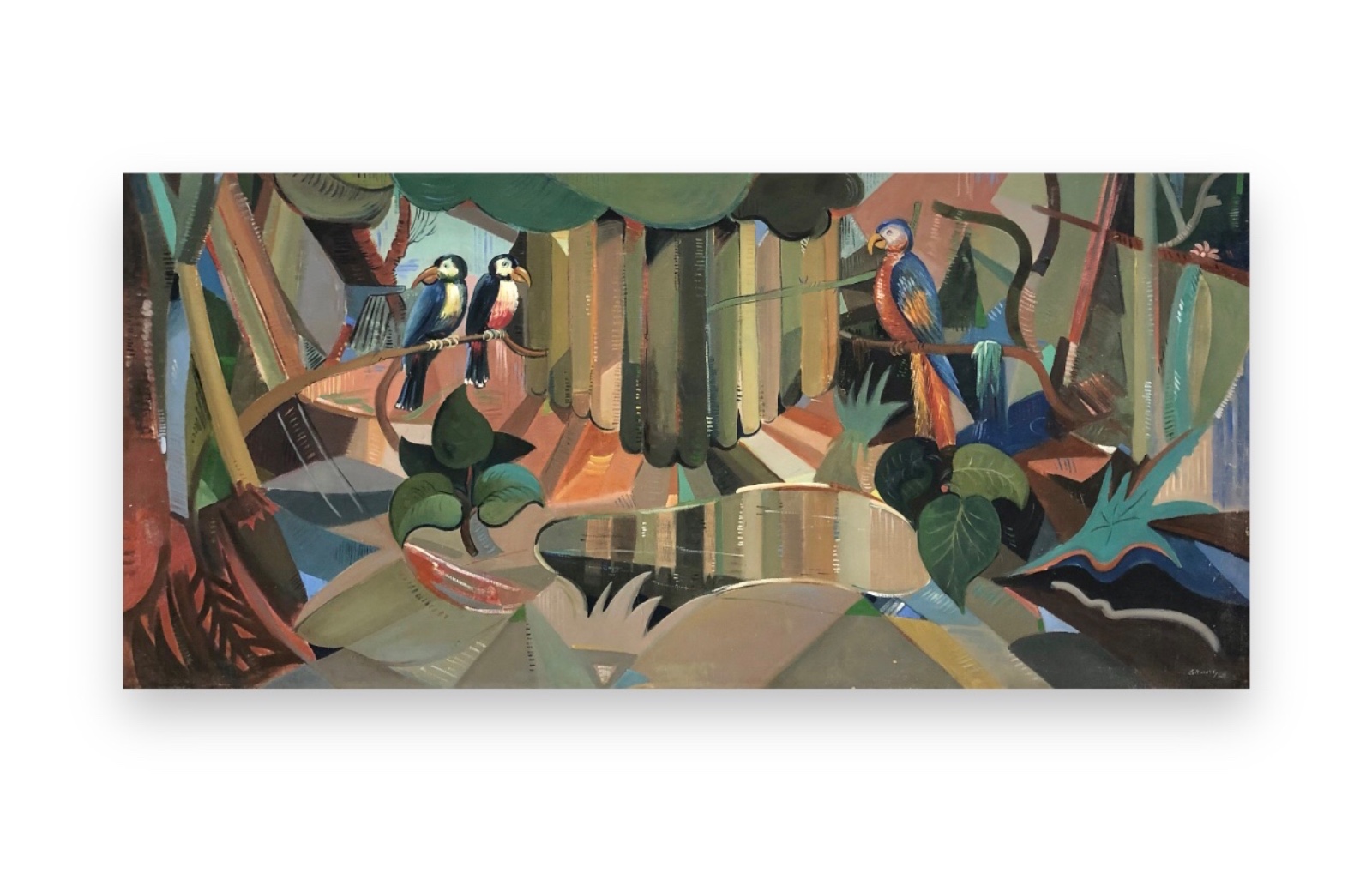 Sylvio Pinto (1918-1997), Paisagem Amazonica, 1959 - foto 2 de 5