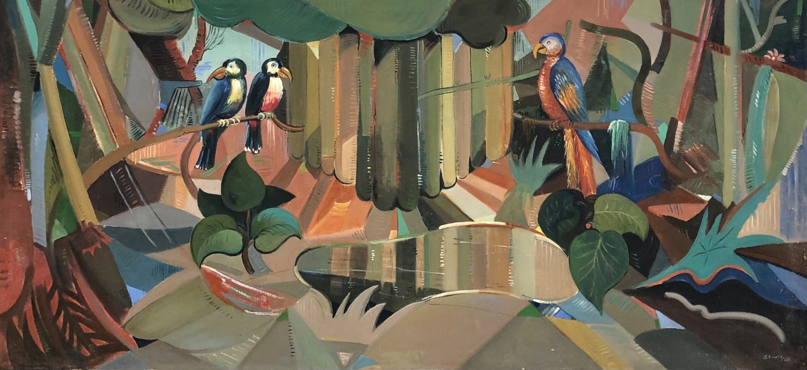 Sylvio Pinto (1918-1997), Paisagem Amazonica, 1959 - foto 1 de 5