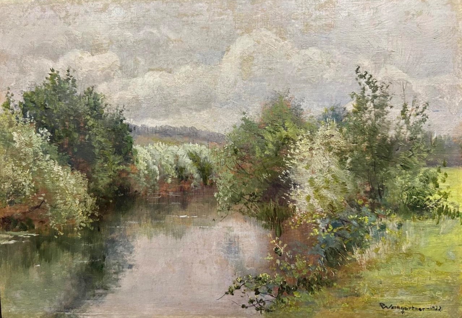Pedro Weingärtner (1853-1929), Paisagem, 1922 - foto 2 de 2