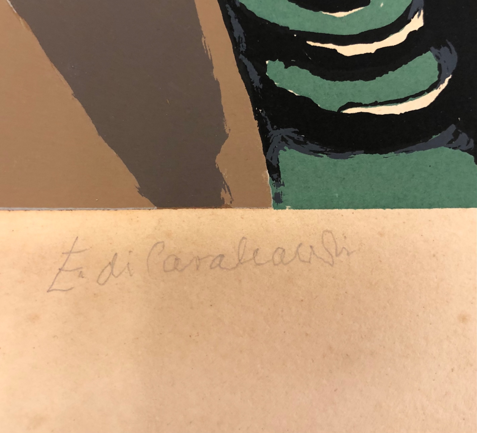 Di Cavalcanti (1897-1976), Baiana, ao Fundo Barcos e Ponte - foto 6 de 7