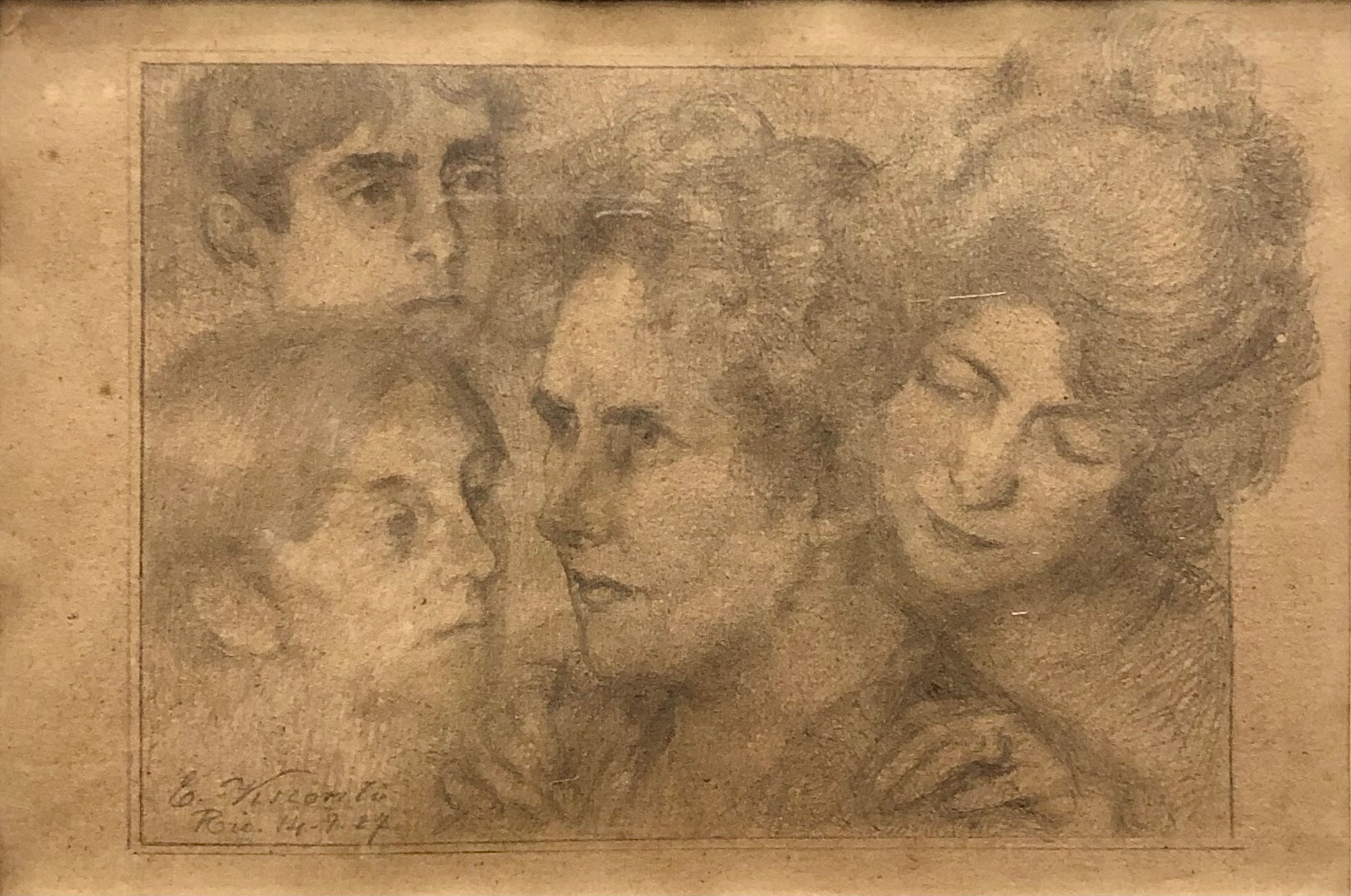 Eliseu Visconti (1866-1944), Figuras, 1927 - foto 1 de 4