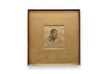 Henrique Bernardelli (1857-1936), Figura Masculina - Bico de Pena s/ papel <br>Ass. inf. direito
