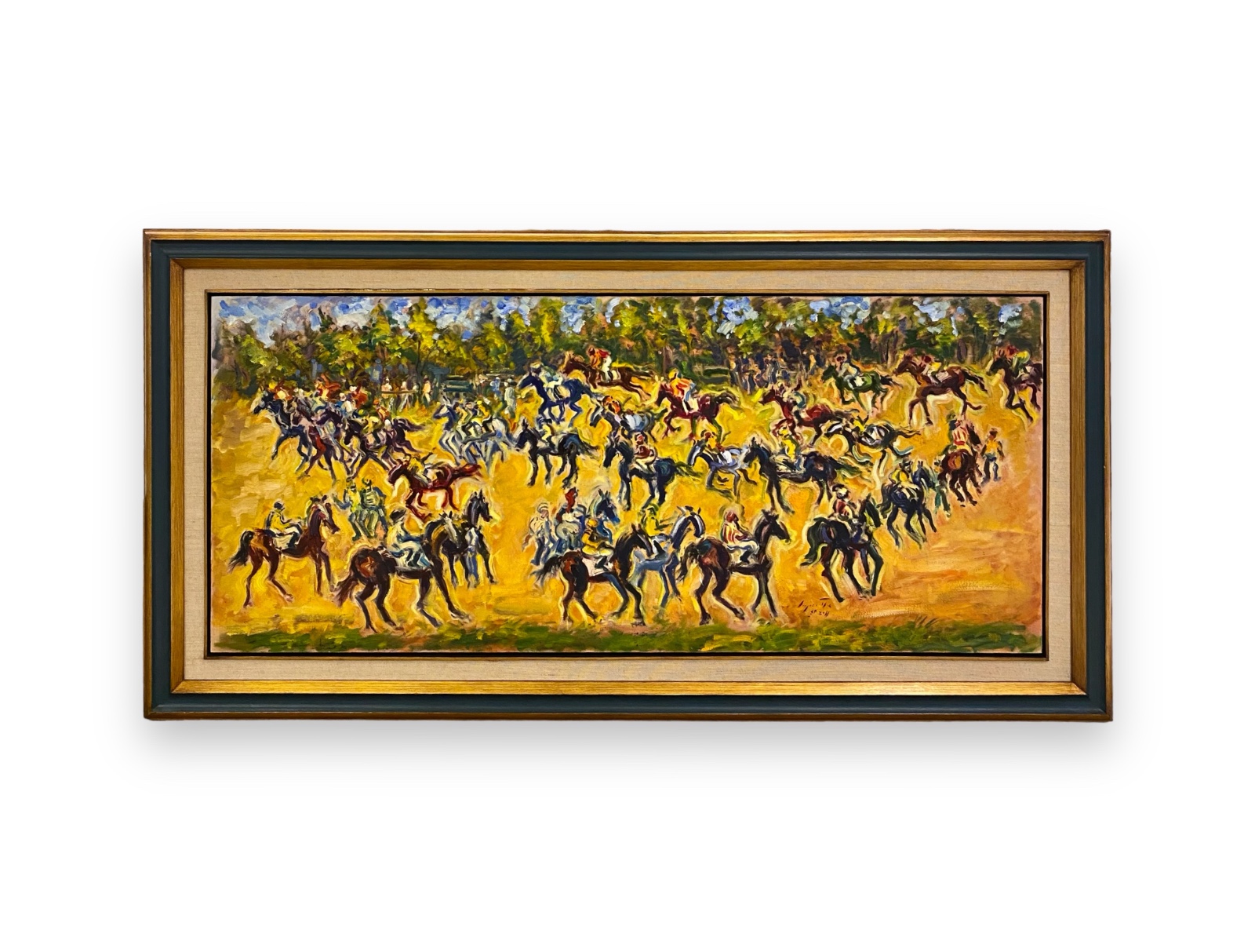  Sérgio Telles (1936-2022), À Espera da Largada – Jockeys e Cavalos na Pista, 2011 - foto 2 de 5