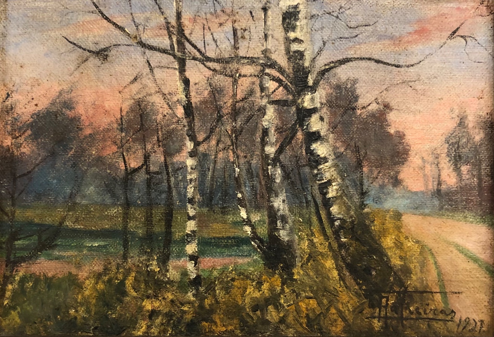Antônio Parreiras (1860-1937), Paisagem, 1927 - foto 1 de 4