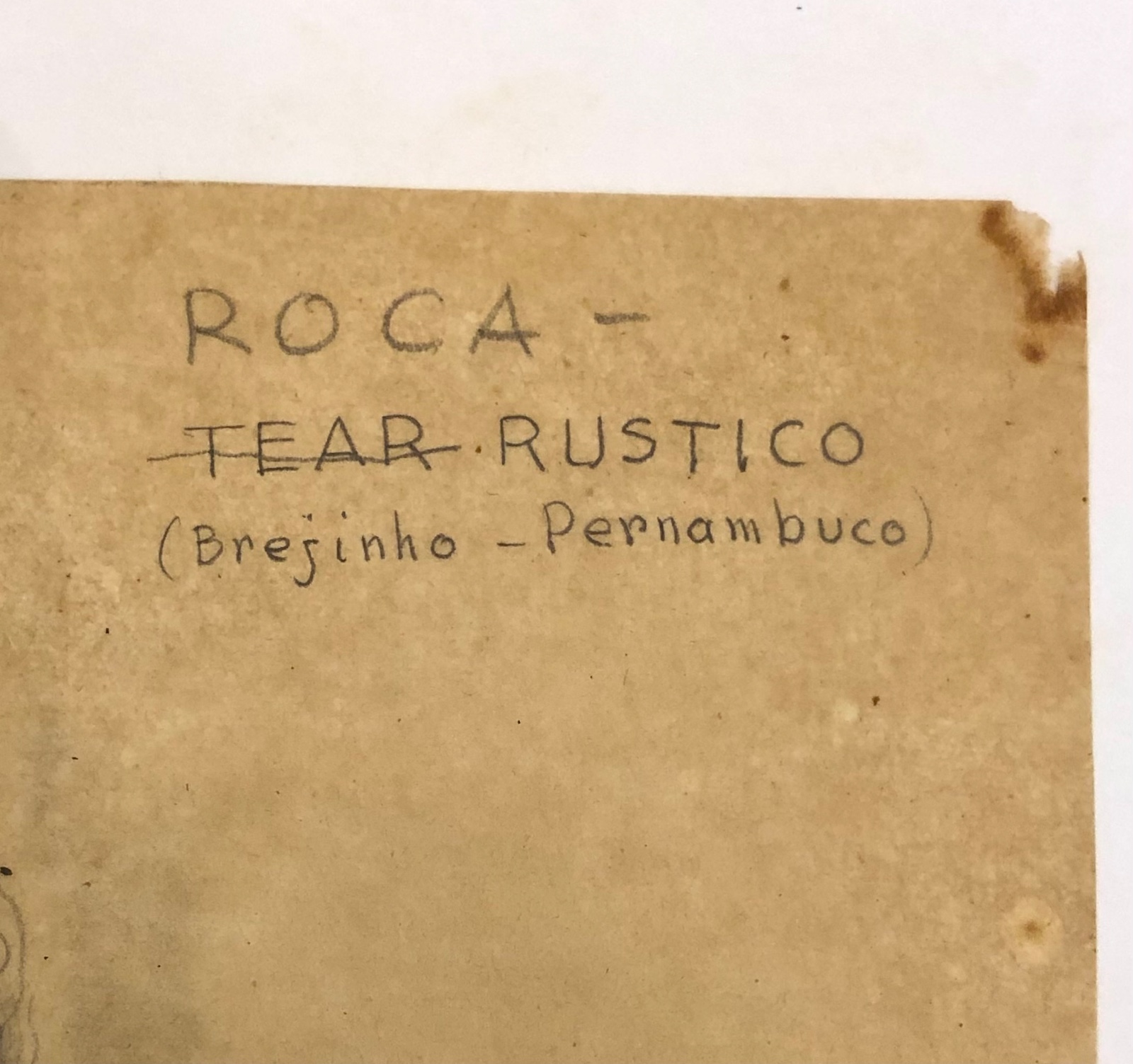 Percy Lau (1903-1972), ROCA - tear rústico - foto 3 de 4