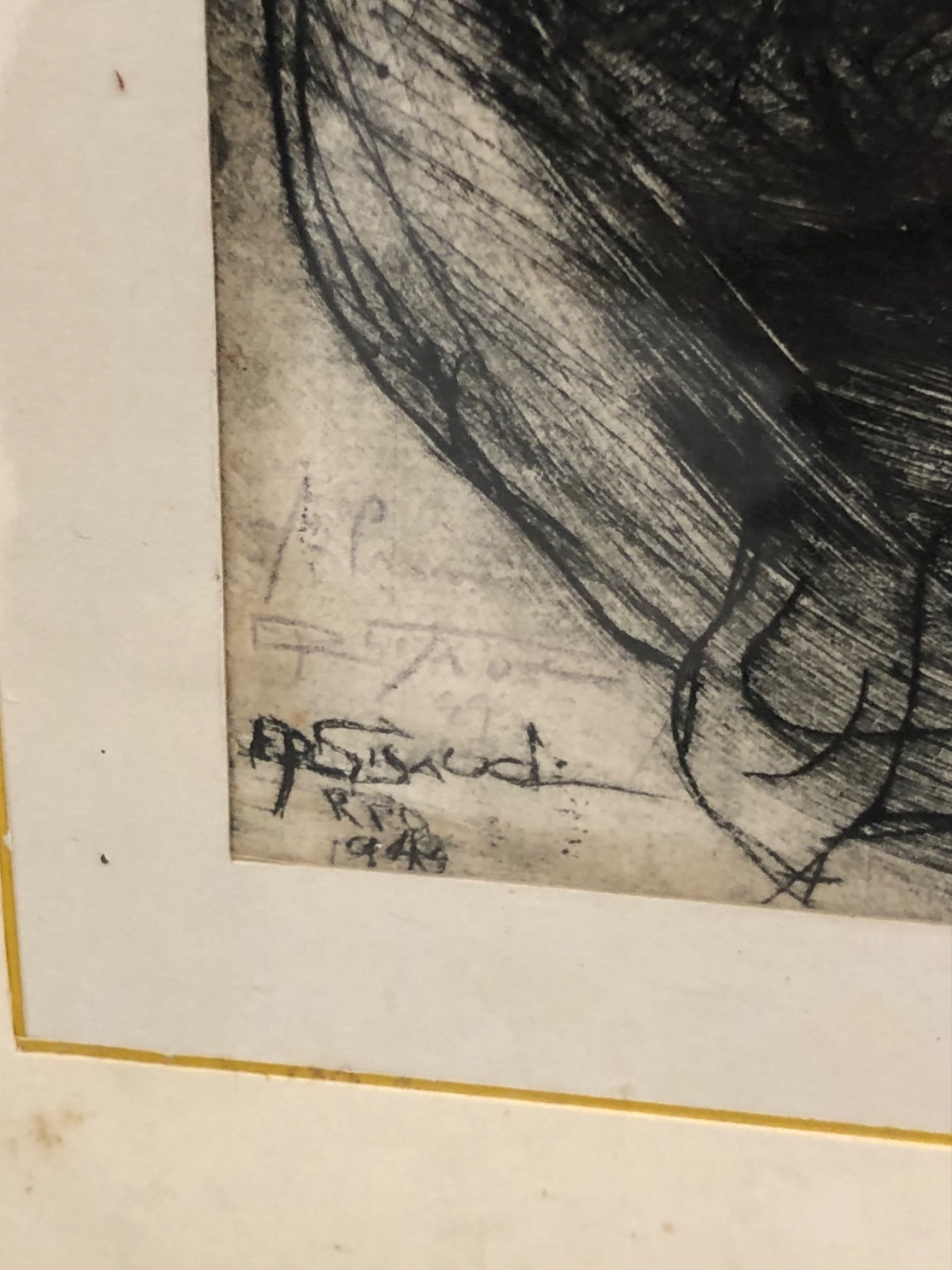 Eugênio Sigaud (1899-1979), Figura masculina, 1943 - foto 3 de 4