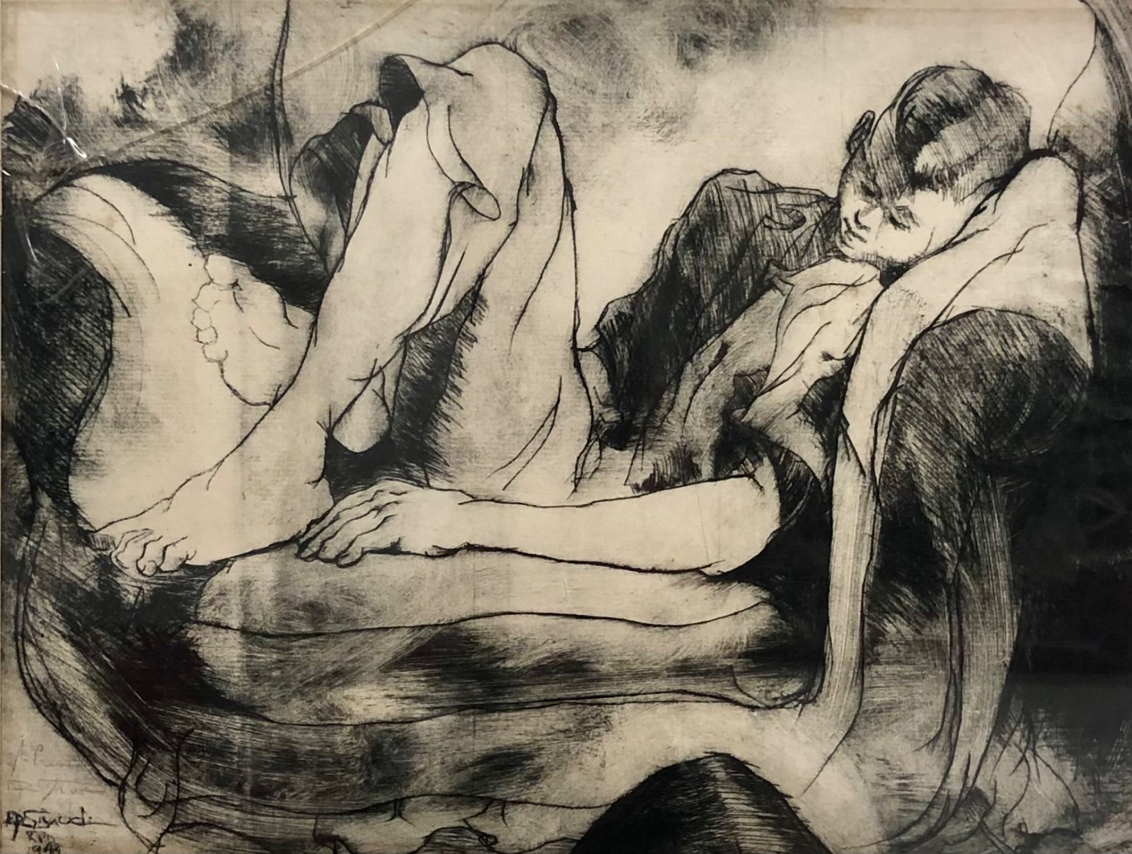 Eugênio Sigaud (1899-1979), Figura masculina, 1943 - foto 1 de 4