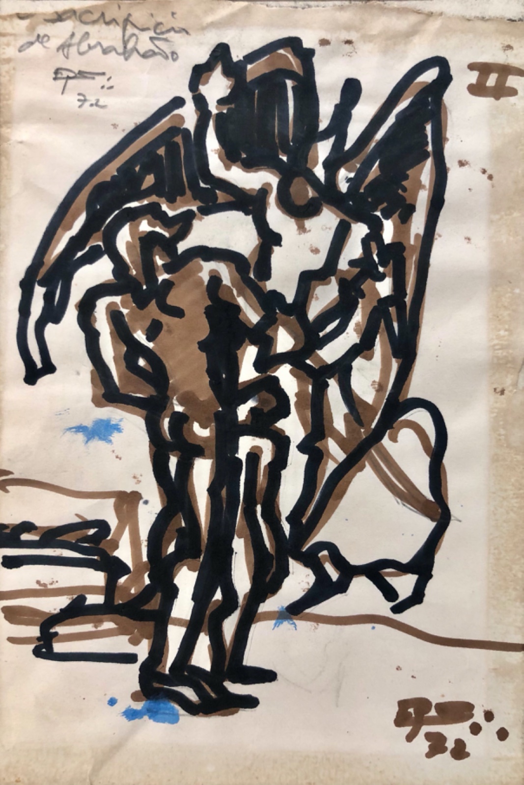 Eugênio Sigaud (1899-1979), O sacrificio de Abrãao, 1972 - foto 1 de 4