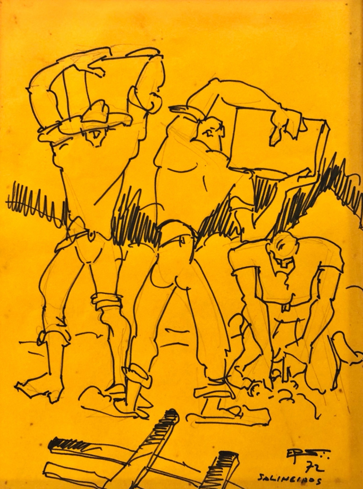 Eugênio Sigaud (1899-1979), Salineiros, 1972 - foto 1 de 4