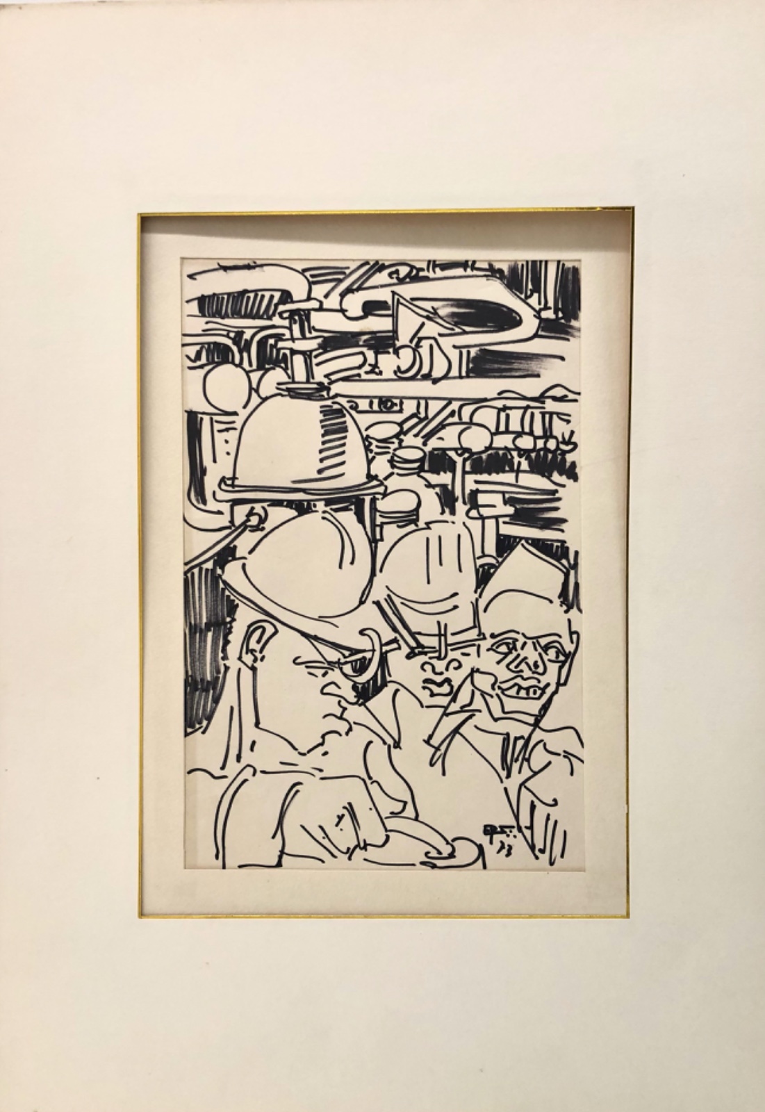 Eugênio Sigaud (1899-1979), Operarios, 1973 - foto 2 de 4