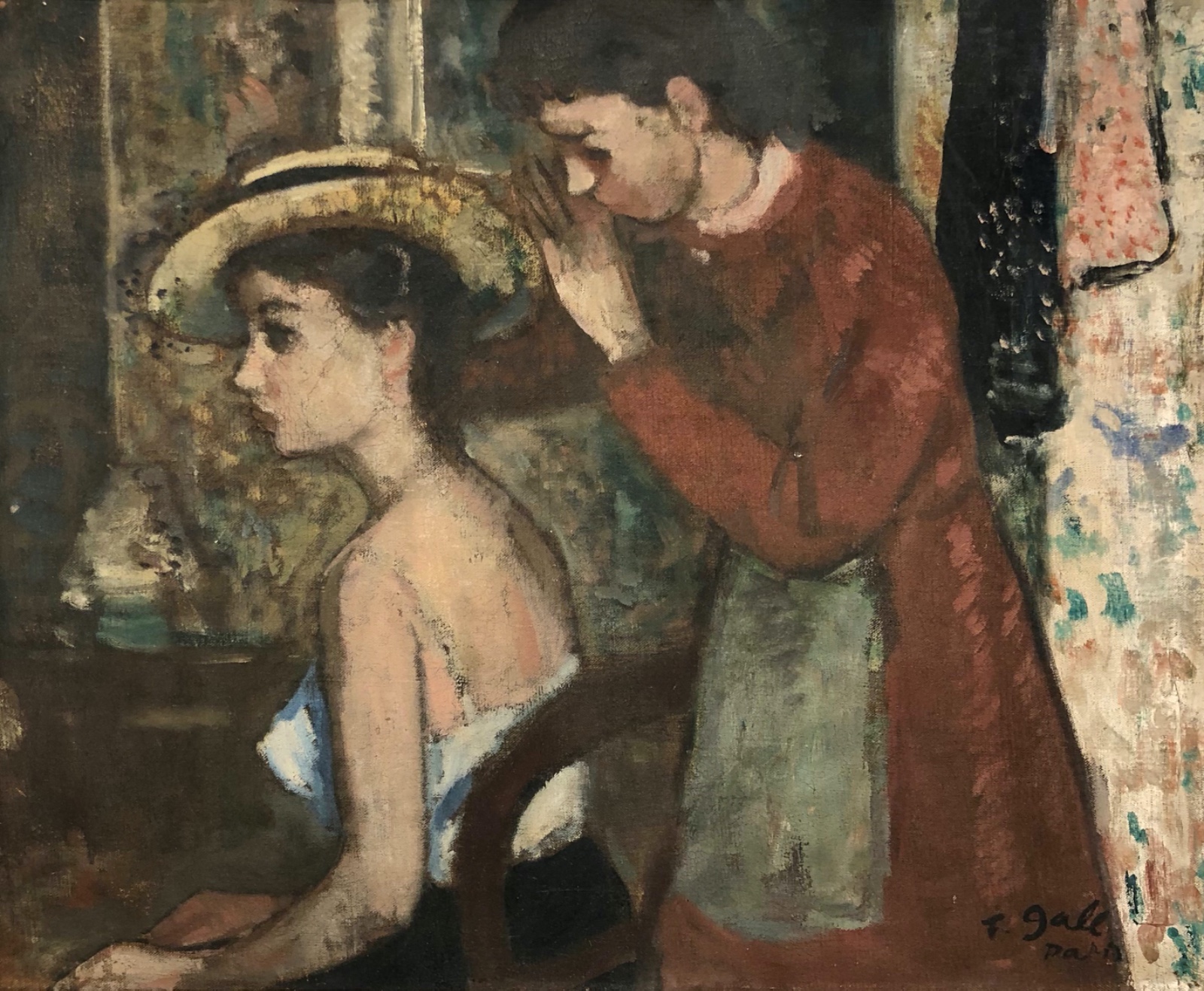 Elle essaye son chapeau - foto 1 de 4