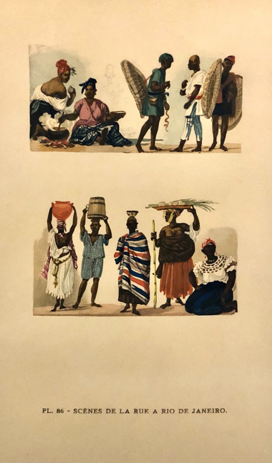Jean-Baptiste Debret (1768-1848), Scènes de la rue a Rio de janeiro - foto 1 de 3