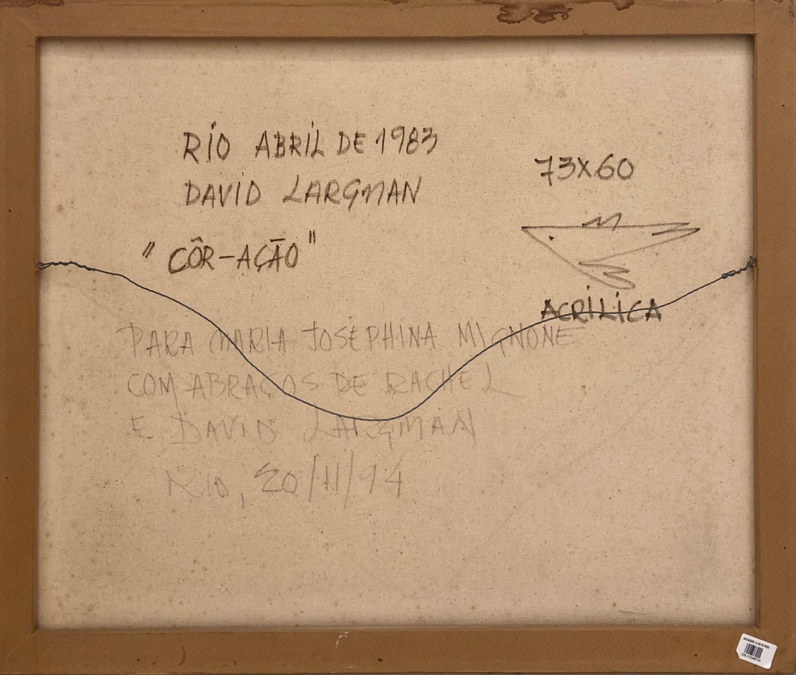 David Largman (1928-2005), Cor - Ação , 1983 - foto 4 de 4