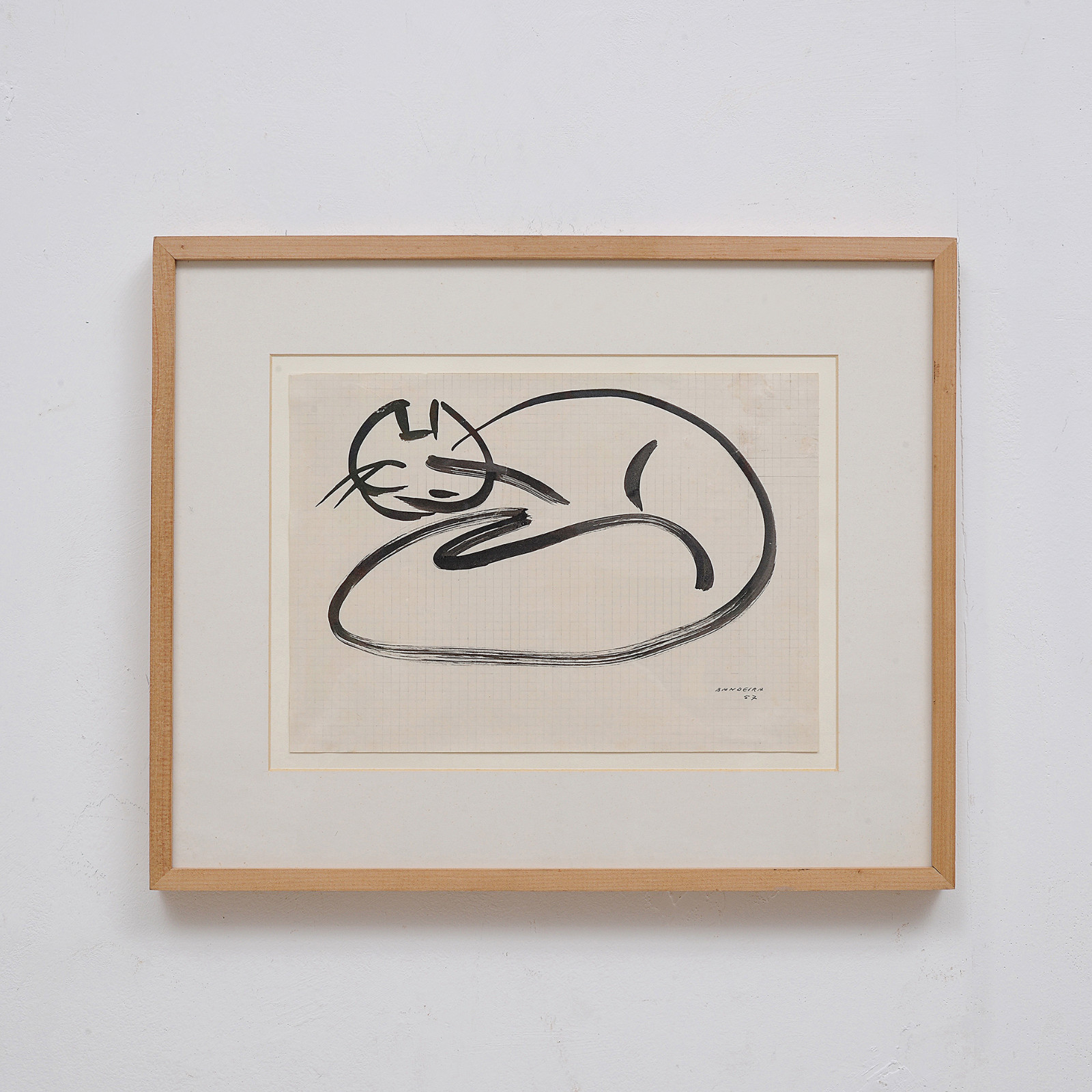 Antonio Bandeira (1922-1967), GATOS, 1957 - foto 3 de 3