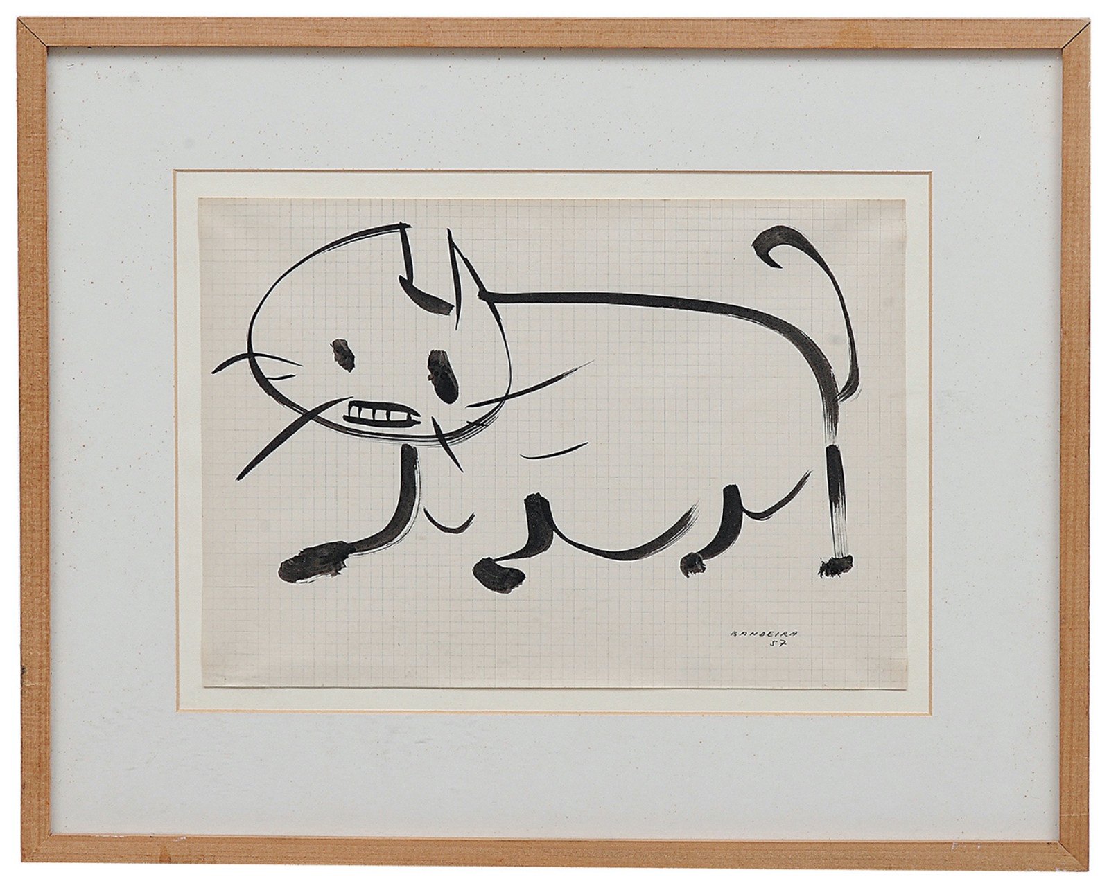 Antonio Bandeira (1922-1967), GATOS, 1957 - foto 2 de 3