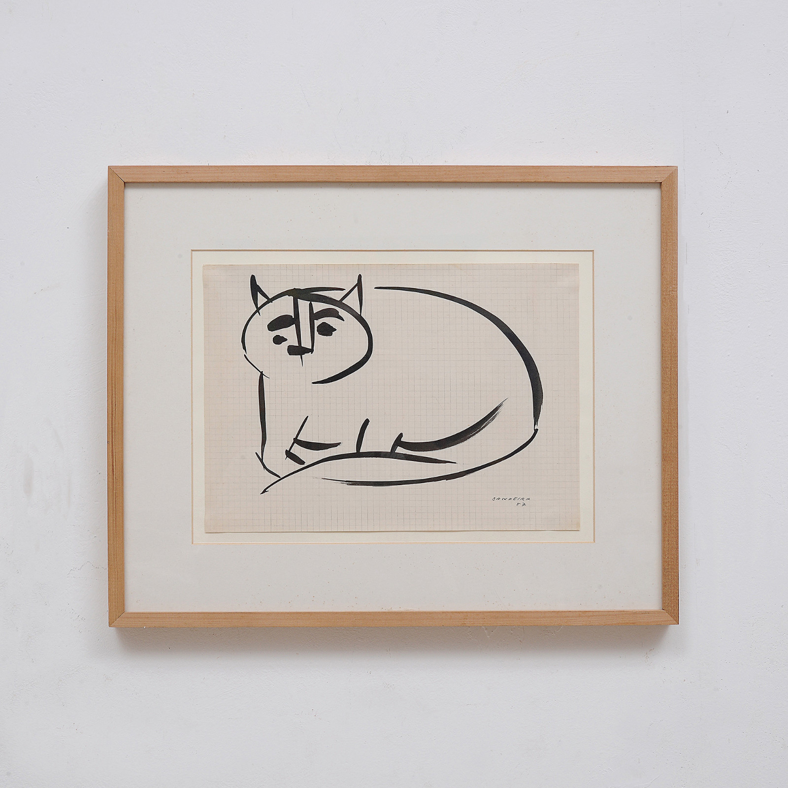 Antonio Bandeira (1922-1967), Gatos, 1957 - foto 3 de 3