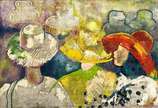 Abigail Vasthi Schlemm (1957), Figuras, 1994 - Óleo s/ tela<br>Ass. sup. direito