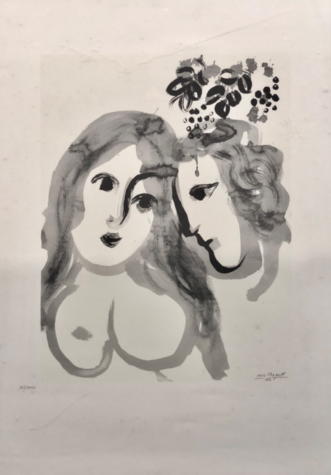  Marc Chagall (1887-1985), LE COUPLE, 1972 - foto 1 de 5