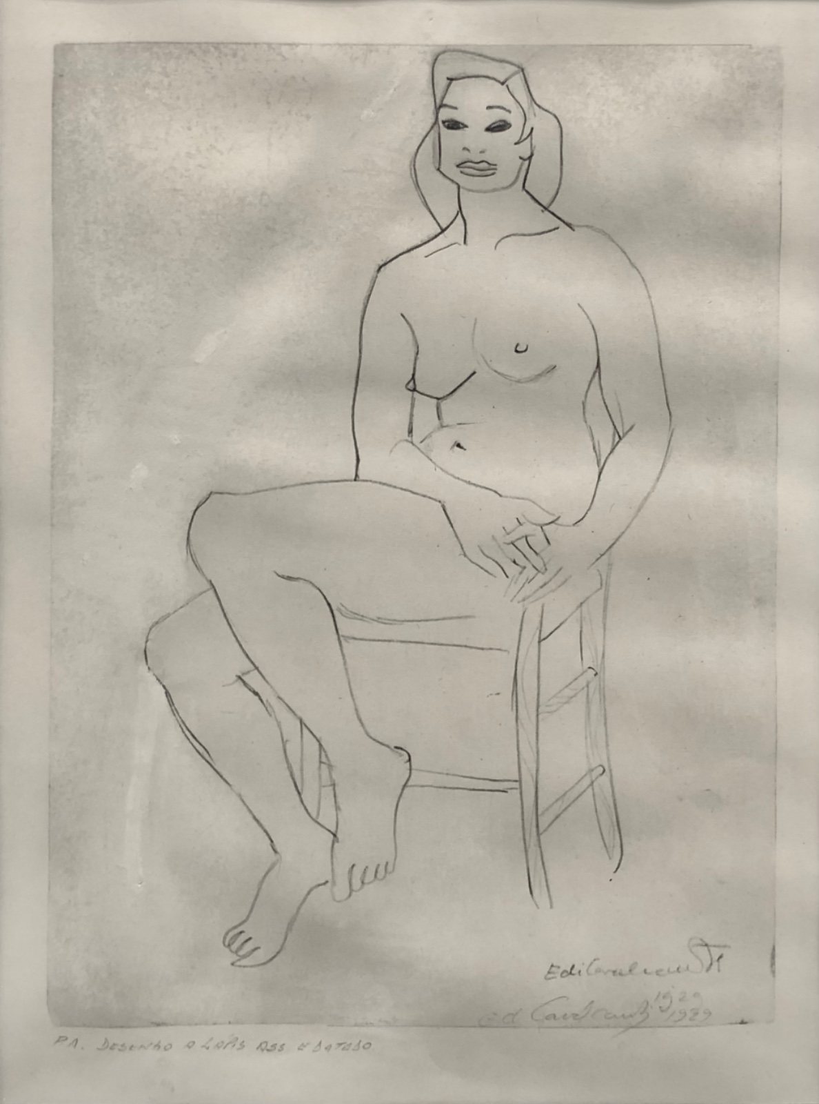 Di Cavalcanti (1897-1976), Nu, 1929 - foto 1 de 5