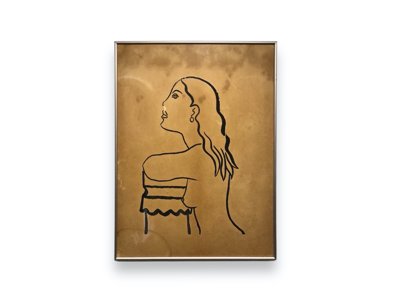 Di Cavalcanti (1897-1976), Mulher de perfil - foto 2 de 4