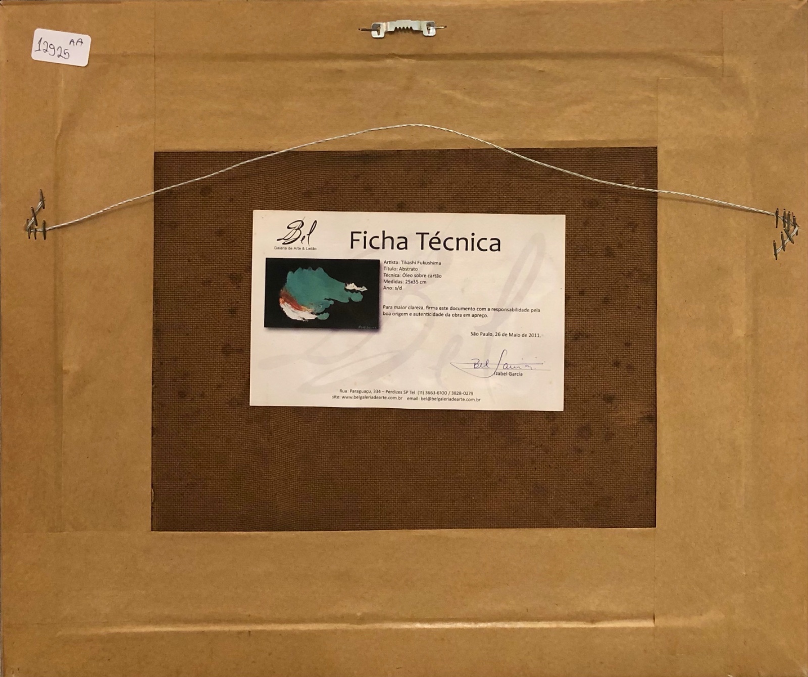 Takashi Fukushima (1920-2001), Abstrato - foto 4 de 4