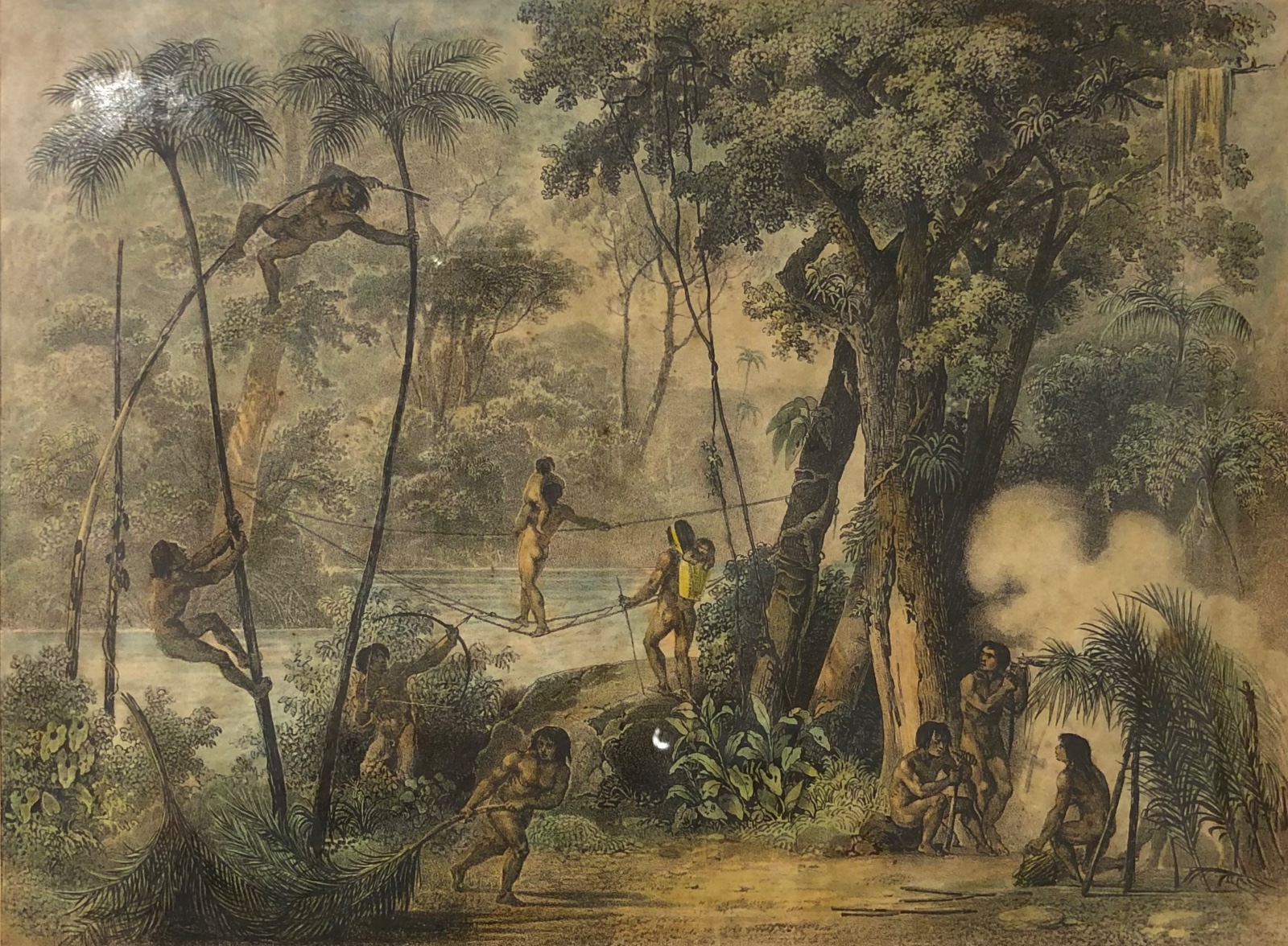 Rugendas (1802-1858), Ponte de cipó - foto 1 de 4