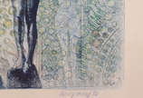 Henry Ambry, C'adoration au Soleil, 1980 - Gravura em metal<br>Ass. inf. direito<br>Edição 1 de 3