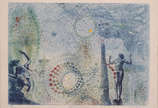 Henry Ambry, C'adoration au Soleil, 1980 - Gravura em metal<br>Ass. inf. direito<br>Edição 1 de 3