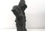 AMEDEO ZANI ( 1869 - 1944 ), Figura sobre cavalo - Escultura em bronze oxidado e patinado<br>Ass. na base.