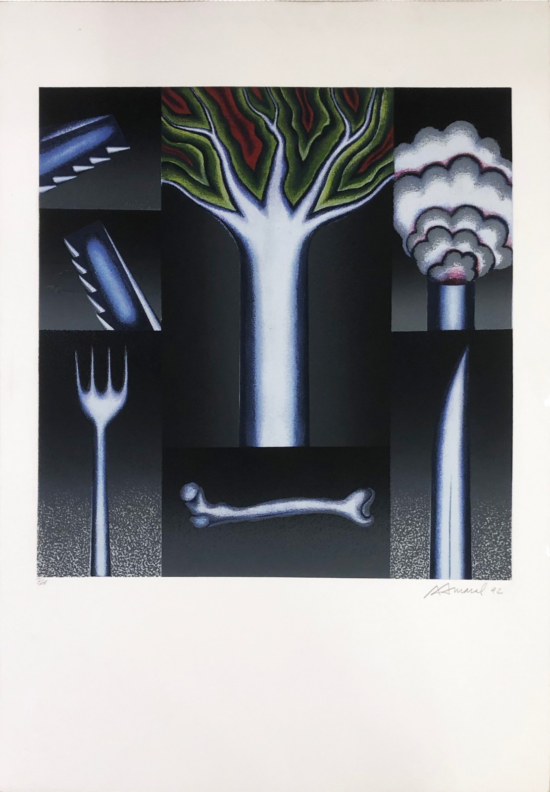 Antônio Henrique Amaral (1935-2015), Ameaça, 1992 - foto 2 de 4