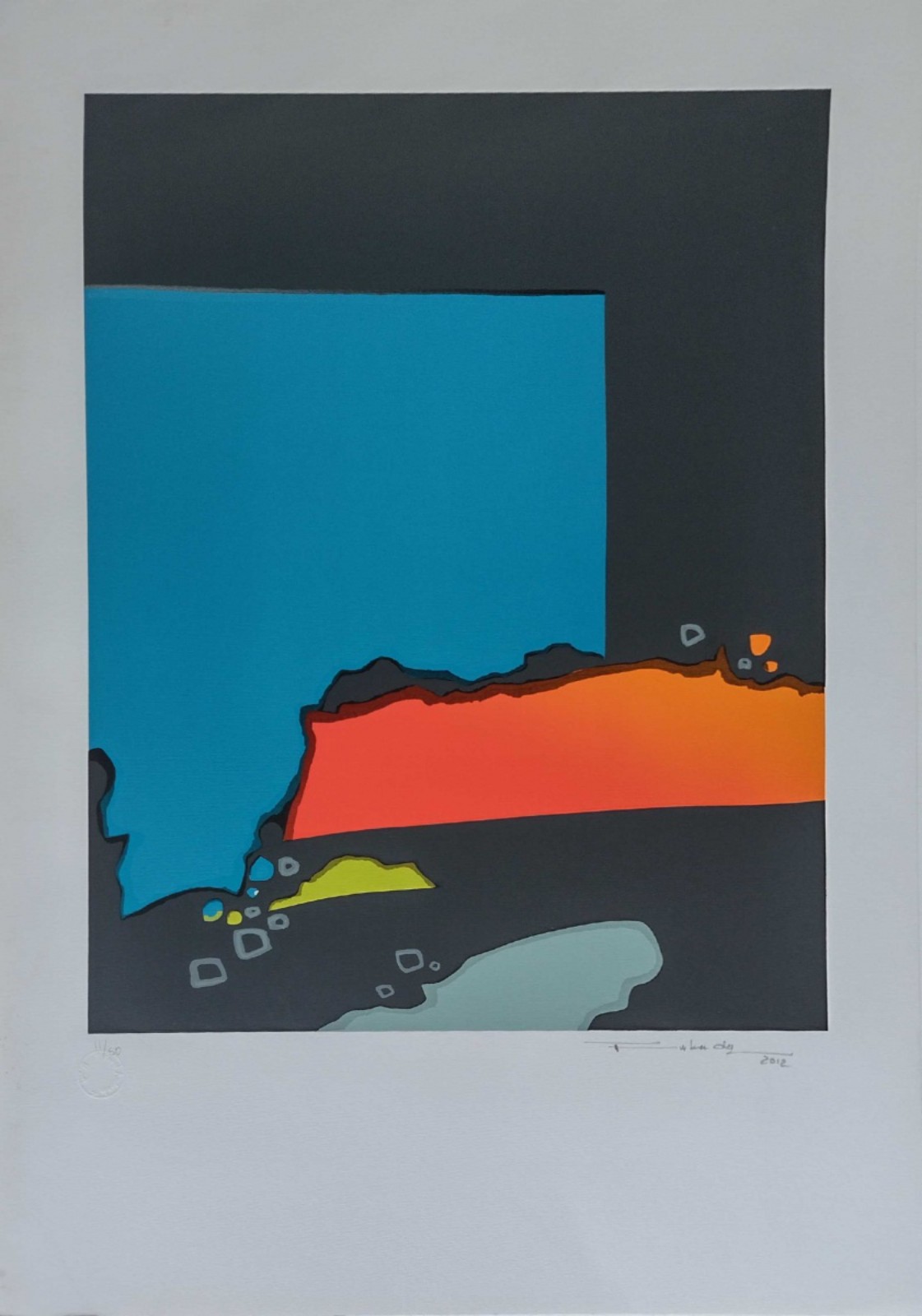 Kenji Fukuda (1943-2021), Abstrato, 2012
