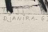 Djanira (1914-1979),  - Serigrafia <br>Edição 3 de 25  <br>Datado de 1967