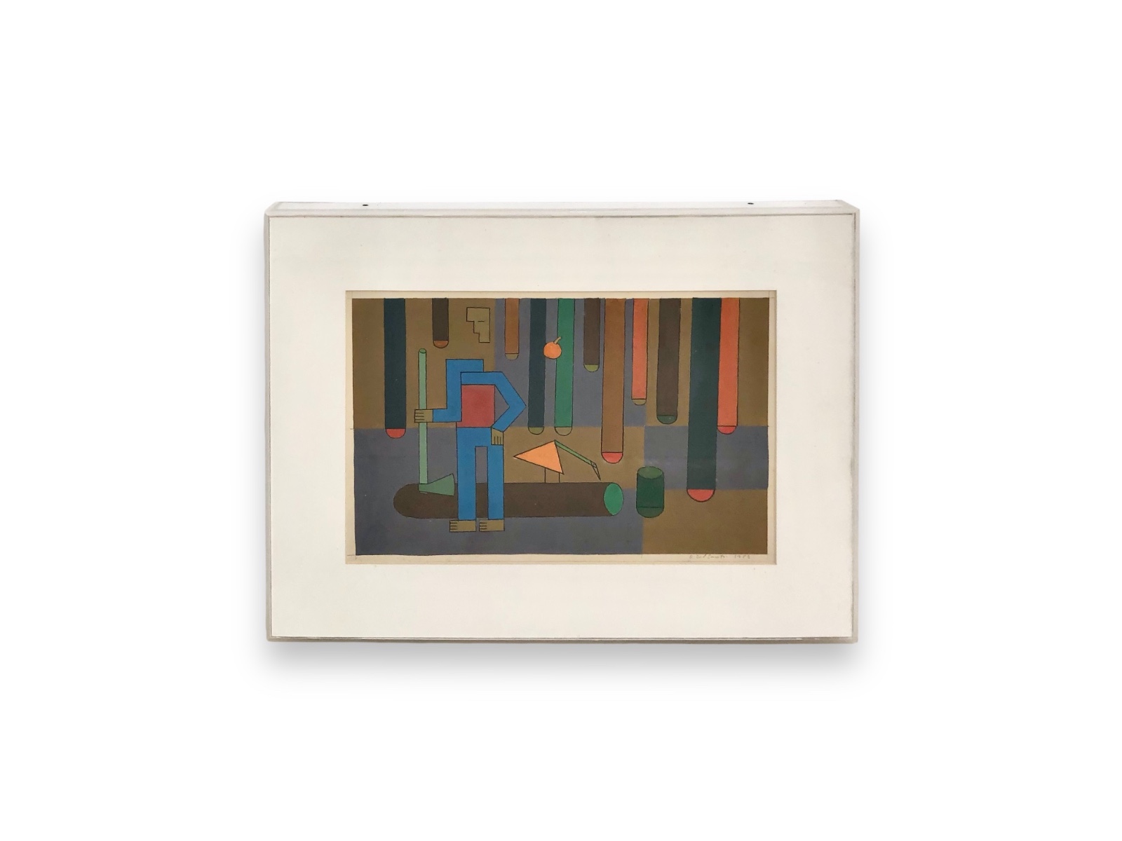 Dionísio del Santo (1925-1999), “Homem cortando lenha”, 1983 - foto 2 de 4