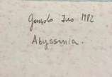 Gonçalo Ivo (1958), Abyssinia, 1982 - Aquarela s/ cartão <br>Ass. inf. central<br><br>Gonçalo Ivo (1958) é reconhecido como um dos grandes mestres da cor na arte contemporânea brasileira. 