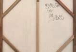 EME - tributo a Jean Michel Basquiat (1960 - 19... - Acrílica s/ tela <br>Ass. inf. esquerdo 