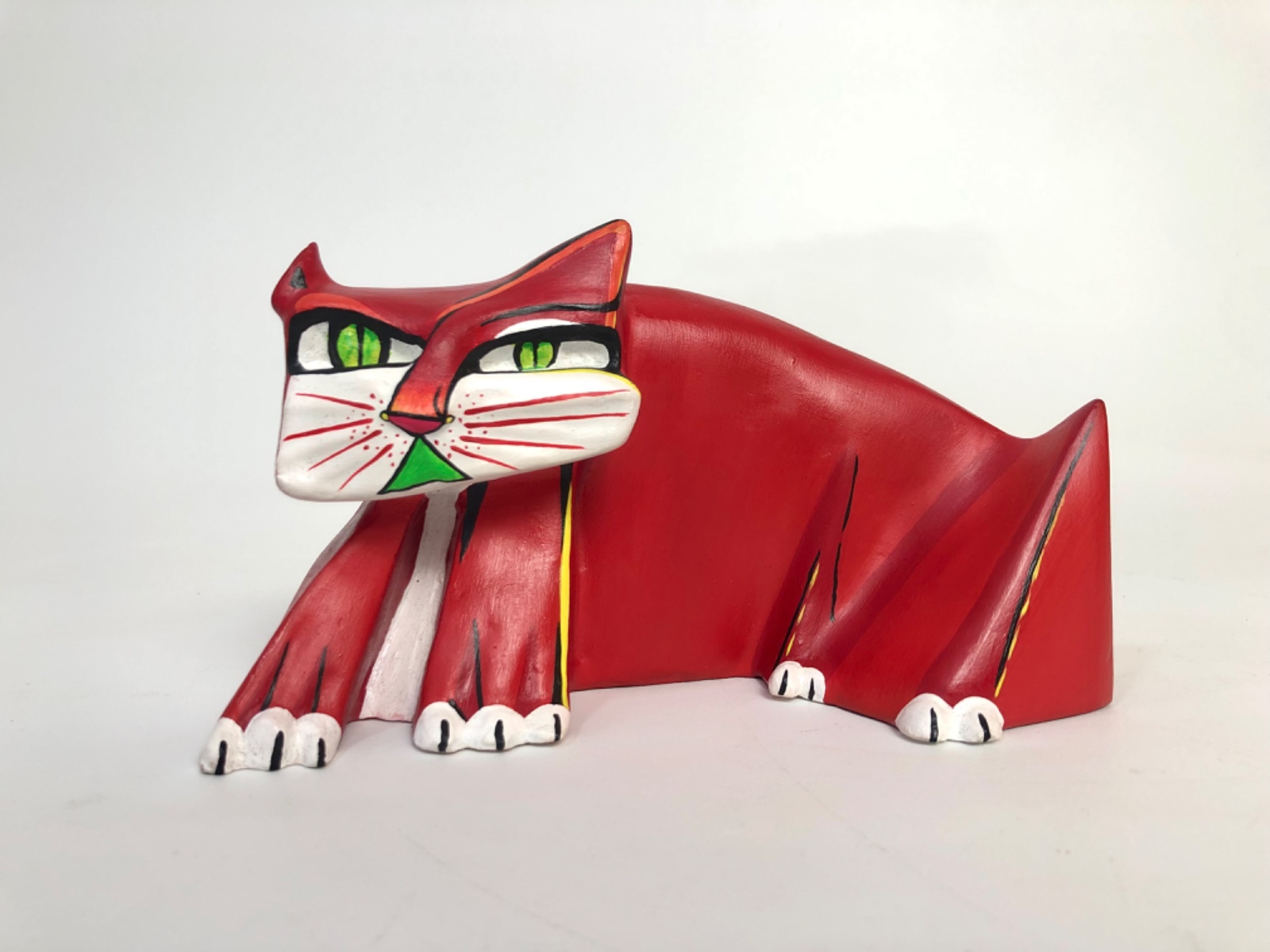 Aldemir Martins (1922-2006), Gato vermelho - foto 1 de 6