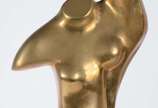 Bruno Giorgi (1905-1993), Torso Feminino - Escultura em bronze e base de mármore<br>Ass. na peça 