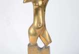 Bruno Giorgi (1905-1993), Torso Feminino - Escultura em bronze e base de mármore<br>Ass. na peça 