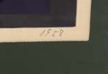 Mário Silésio (1913-1990), Sem título, 1958 - Têmpera s/ papel<br>Ass. Inf. esquerdo <br>Procedência: Família do artista<br><br>Apresenta certificado emitido por Gustavo Silesio