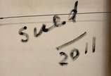 Eduardo Sued (1925), Sem título, 2011 - Óleo s/ tela<br>Ass. verso<br><br>Sued é um dos principais nomes da abstração geométrica no Brasil. Iniciou sua formação artística na década de 1950, 