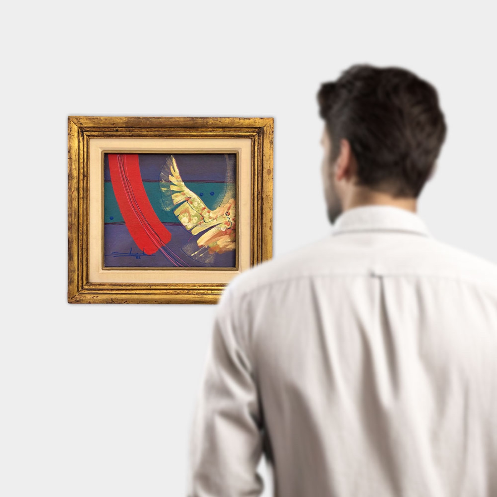 Gilberto Salvador (1946), Traço Vermelho e Asa Amarela, 1982 - foto 3 de 5