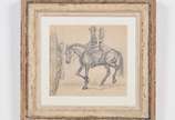 Cândido Portinari (1903-1962), Noiva e Cavalo, ... - Desenho a grafite s/ papel<br>Ass. inf. direito<br>Registrado no Projeto Portinari FCO 6116 Número 5068<br><br>Portinari é um dos maiores nomes ...