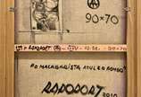 Alexandre Rapoport (1929), O malabarista azul e... - Óleo s/ tela <br>Ass. inf. esquerdo 