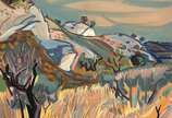 Inimá de Paula (1918-1999), Paisagem, 1953 - Aquarela s/ papel<br>Ass. inf. esquerdo 