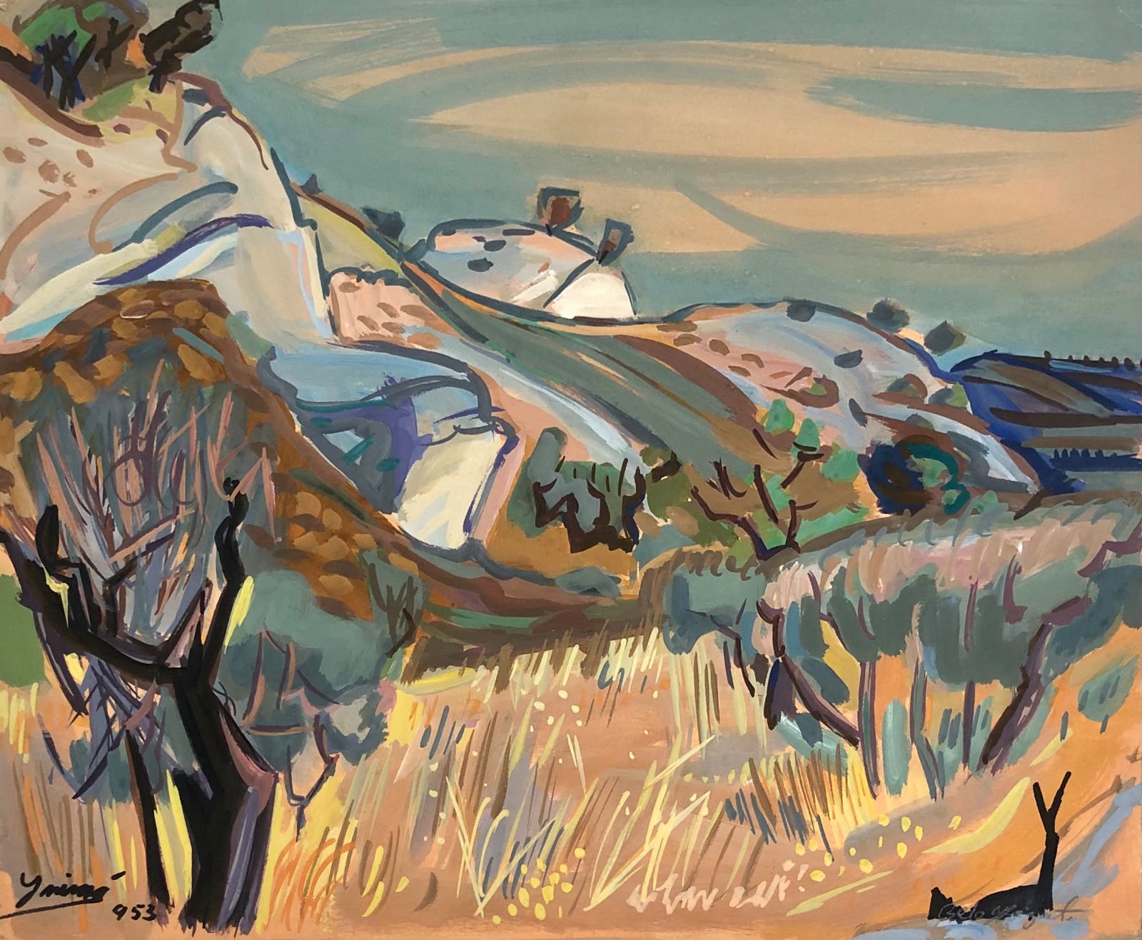 Inimá de Paula (1918-1999), Paisagem, 1953 - foto 1 de 3