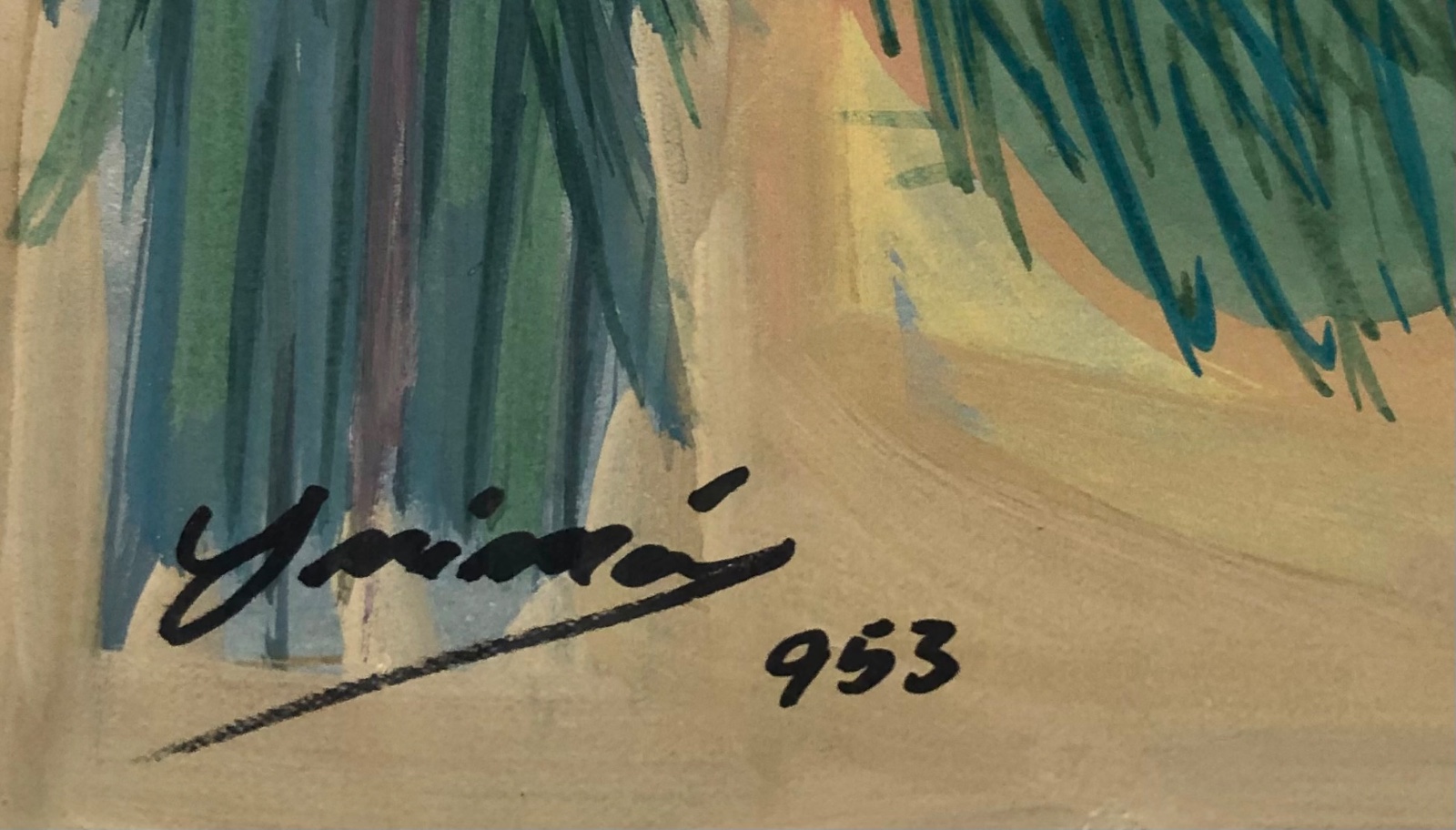 Inimá de Paula (1918-1999), Paisagem, 1953 - foto 2 de 3