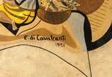 Di Cavalcanti (1897-1976), Sem título ( Estudo ) - Guache s/ papel<br>Ass. inf. direito<br>Estudo para painel do Clube dos 500, anos 50.<br><br>Reconhecido como um dos principais nomes do modernism...