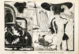 Rubem Grilo (1946), Madame cega e seu cavaleiri... - Xilogravura
Ass. inf. direito
Edição 368 de 500