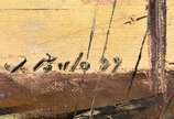 José Paulo Moreira da Fonseca (1922-2004), O ma... - Óleo s/ tela<br>Ass. inf. direito e verso <br>